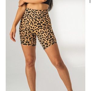 Balance Athletica NWOT King Cheetah Rider Shorts